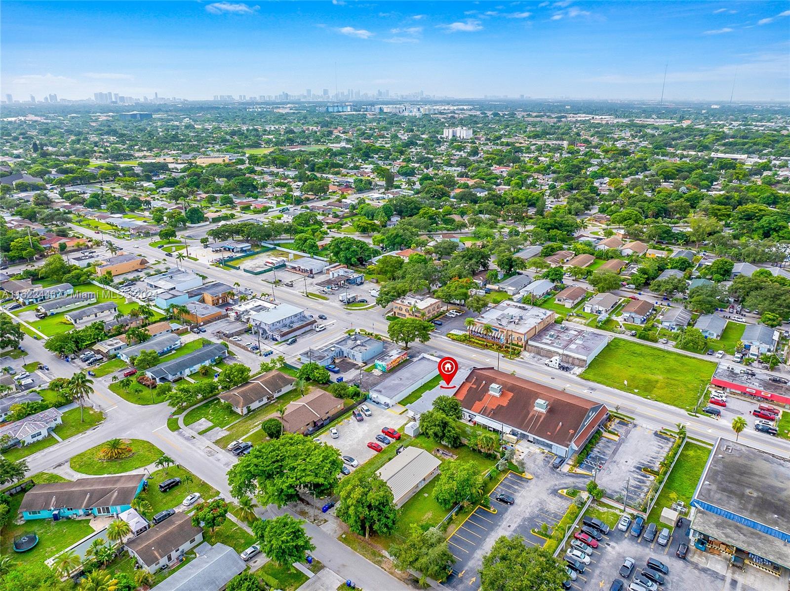 5719 Johnson Street, Unit 15 Hollywood, FL 33021 - Photo 23 of 29 an aerial view of residential houses with outdoor space and street view