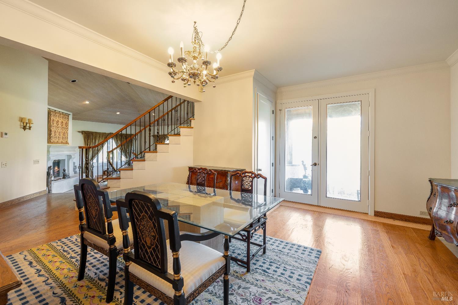 3295 Warm Springs Road Glen Ellen, CA 95442 - Photo 20 of 37 a view of a dining room with furniture and wooden floor
