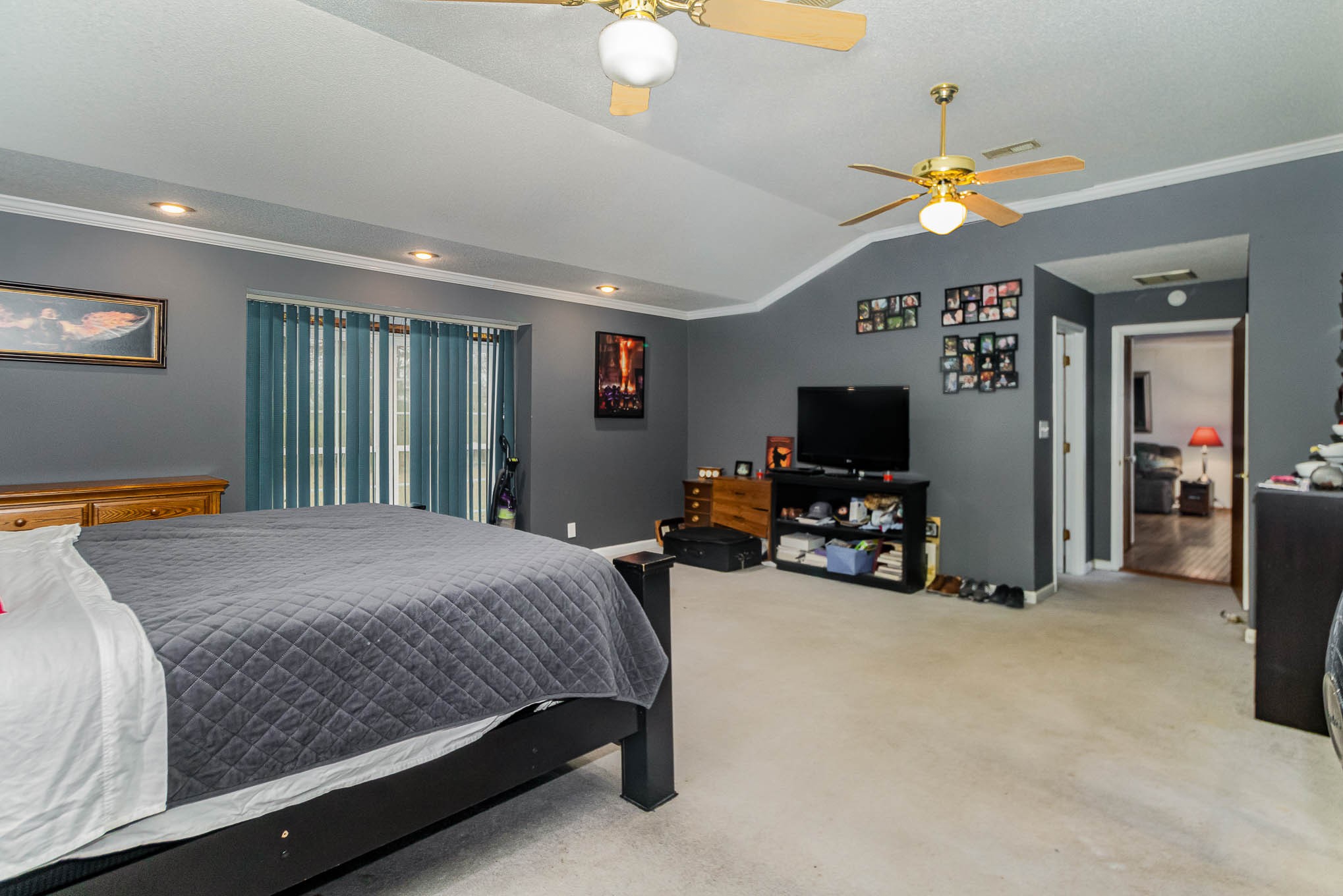 1531 Tom Moore Road Clarksville, TN 37043 - Photo 14 of 30 a bed room with a bed and a tv
