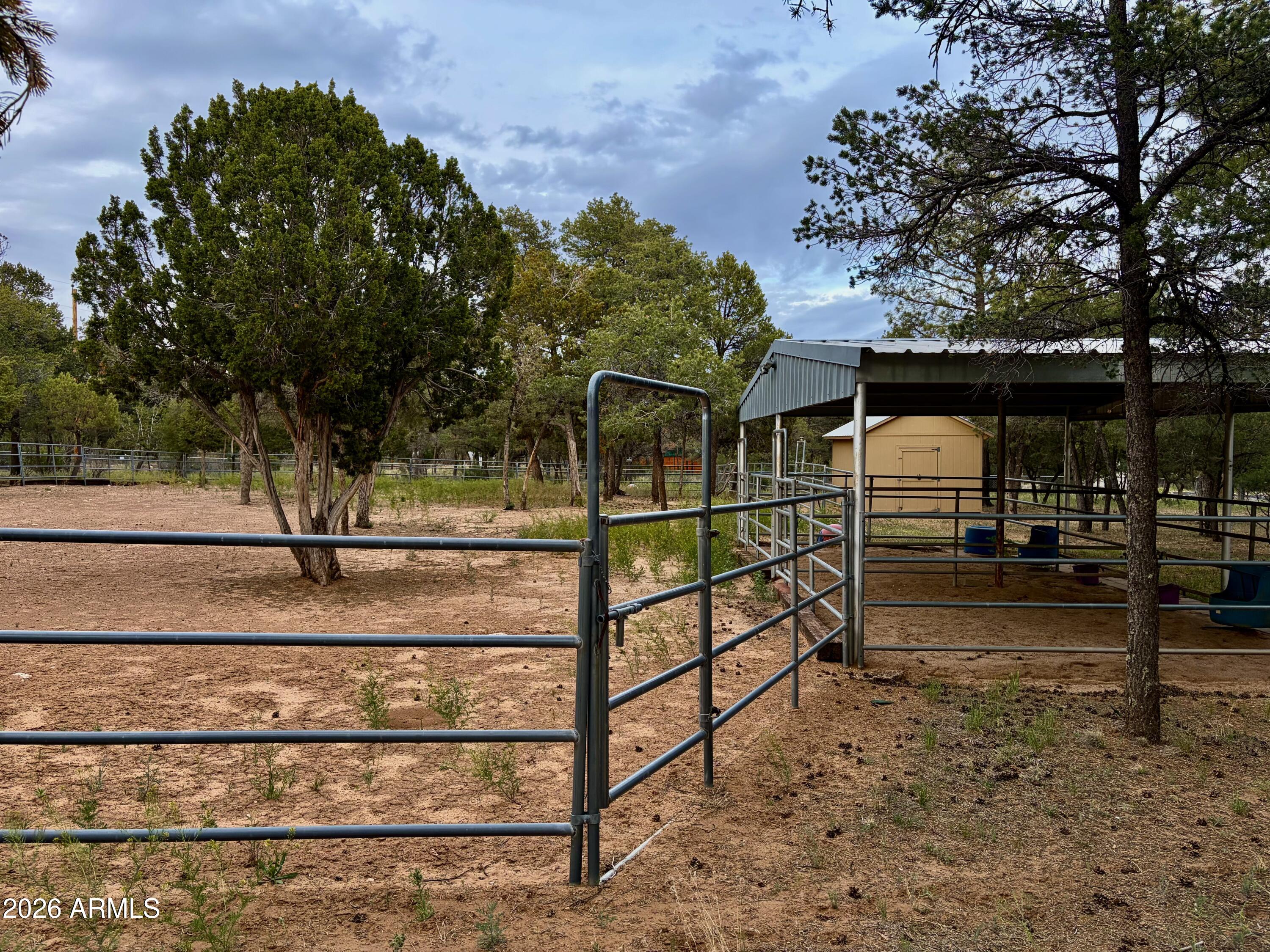 3072 Chevelon Road Overgaard, AZ 85933 - Photo 7 of 51 a view of a wrought iron fences