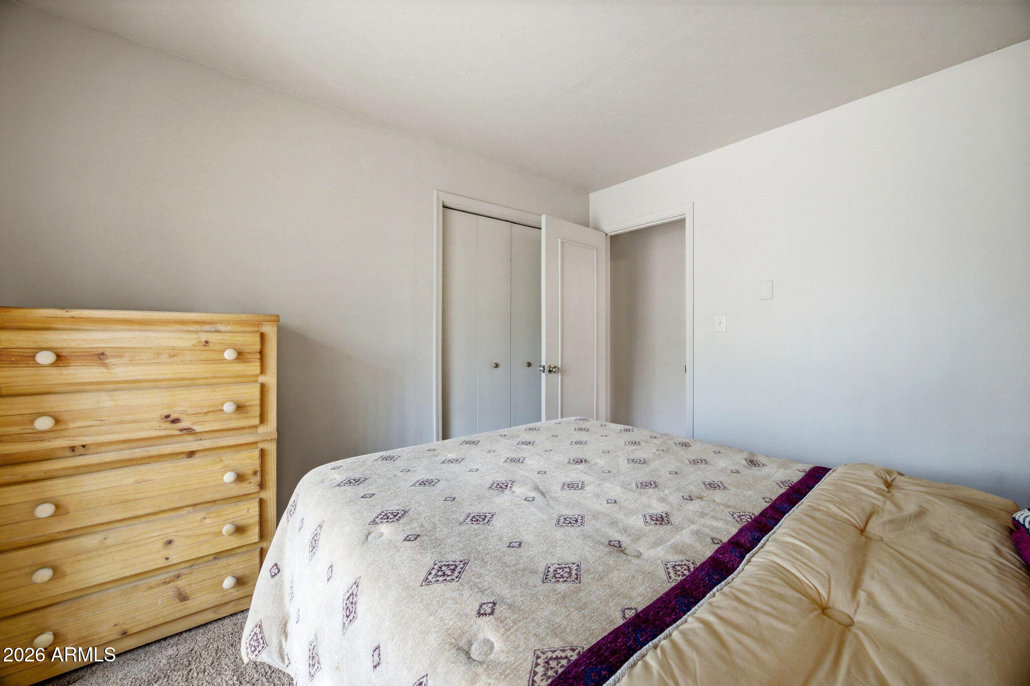 3072 Chevelon Road Overgaard, AZ 85933 - Photo 16 of 51 a bedroom with a bed and a mirror