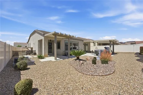 a view of a house with a patio