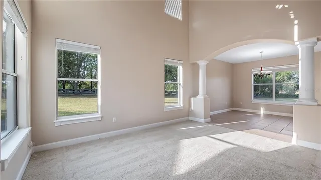 a view of room with window