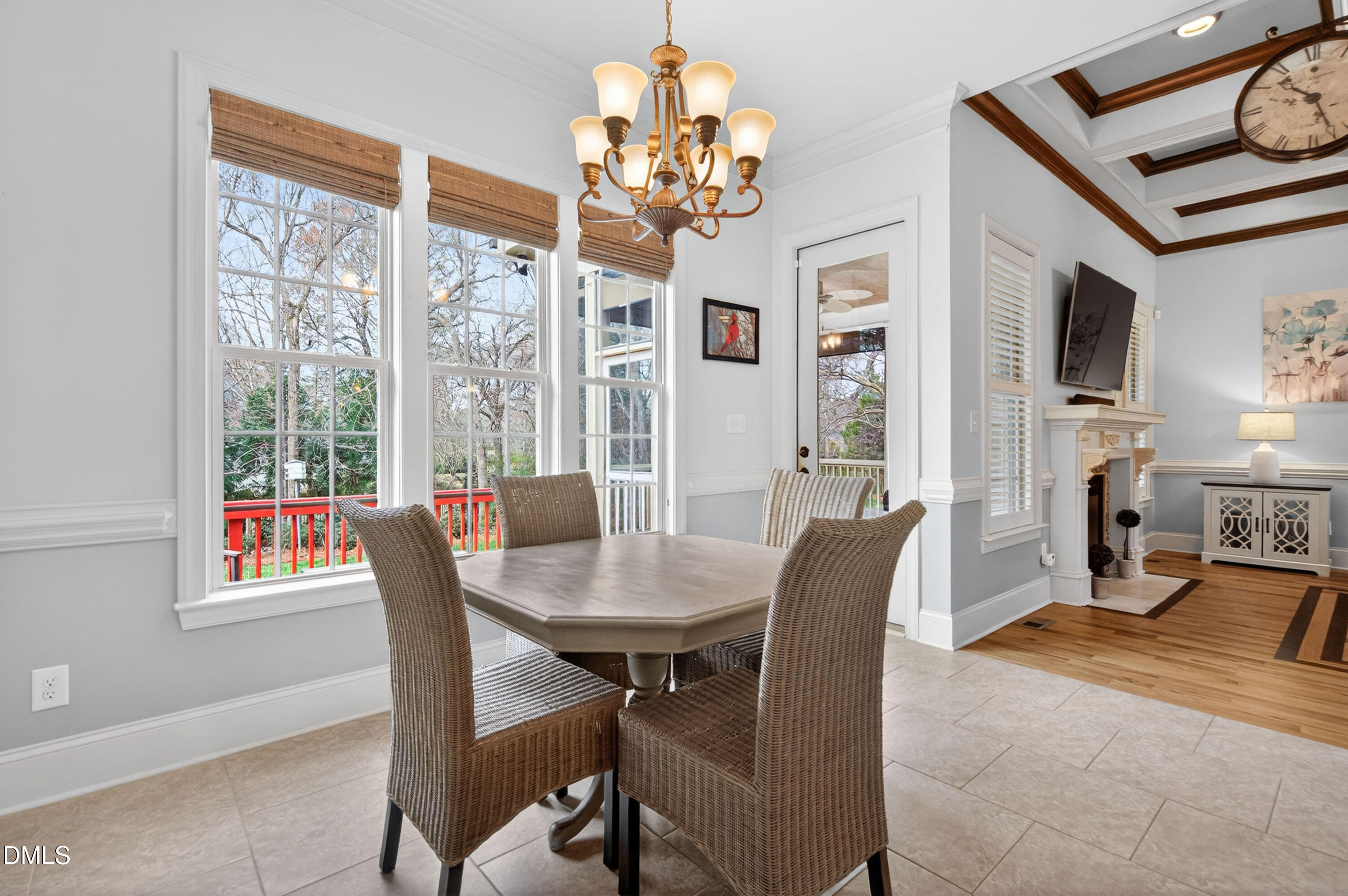 691 Hawthorne Place Creedmoor, NC 27522 - Photo 19 of 84 a view of a dining room with furniture window and outside view