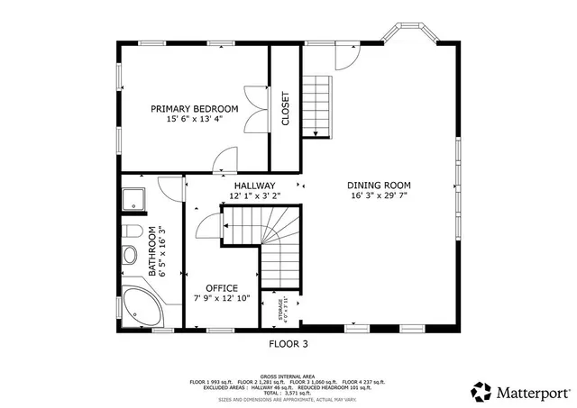 a picture of a bench in room