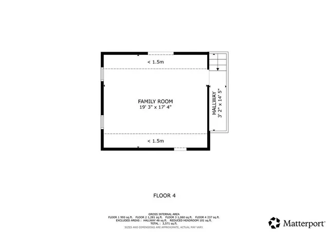 a picture of floor with a white wall