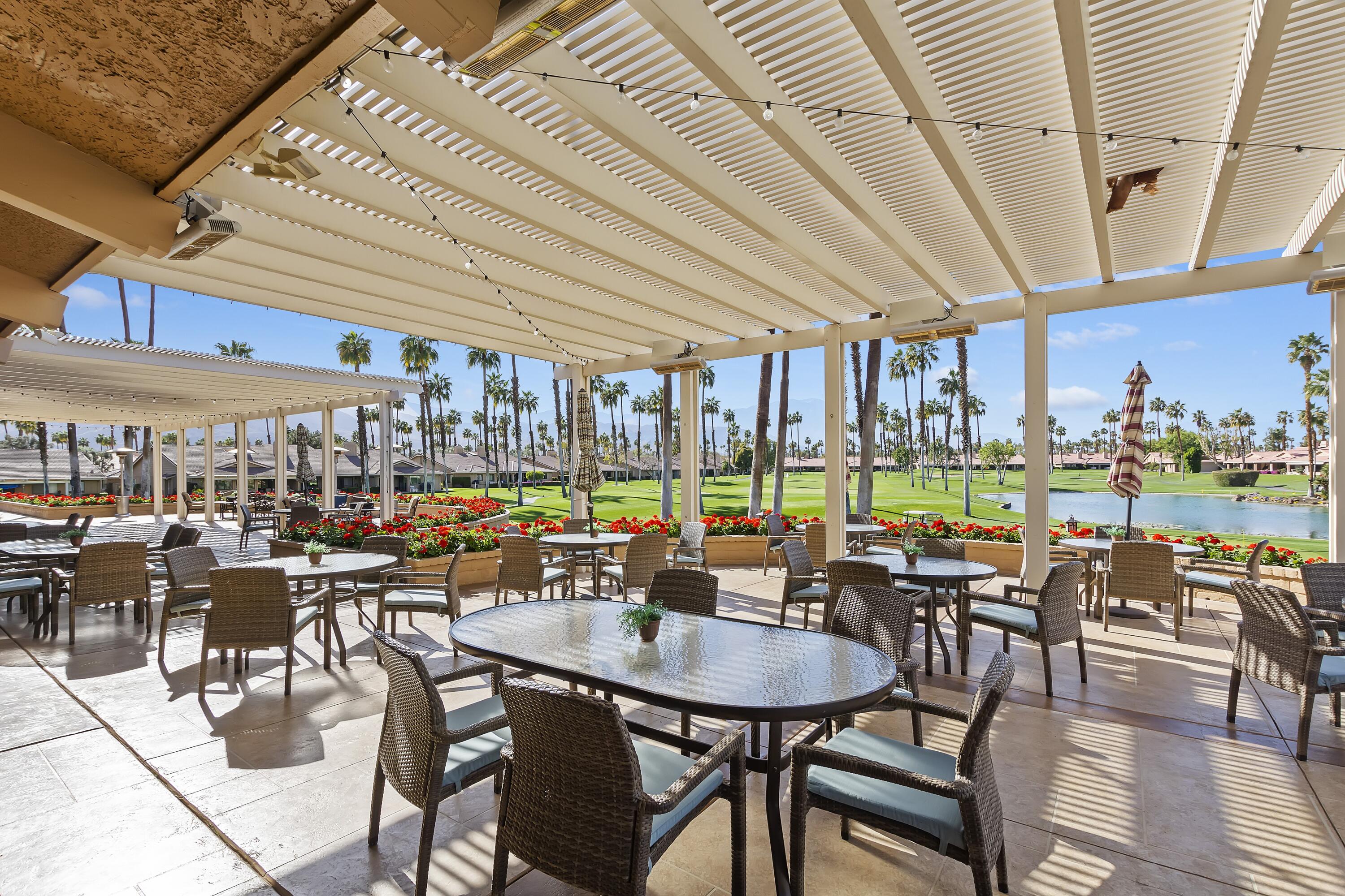 6 Maximo Way Palm Desert, CA 92260 - Photo 45 of 48 a outdoor space with lots of table and chairs