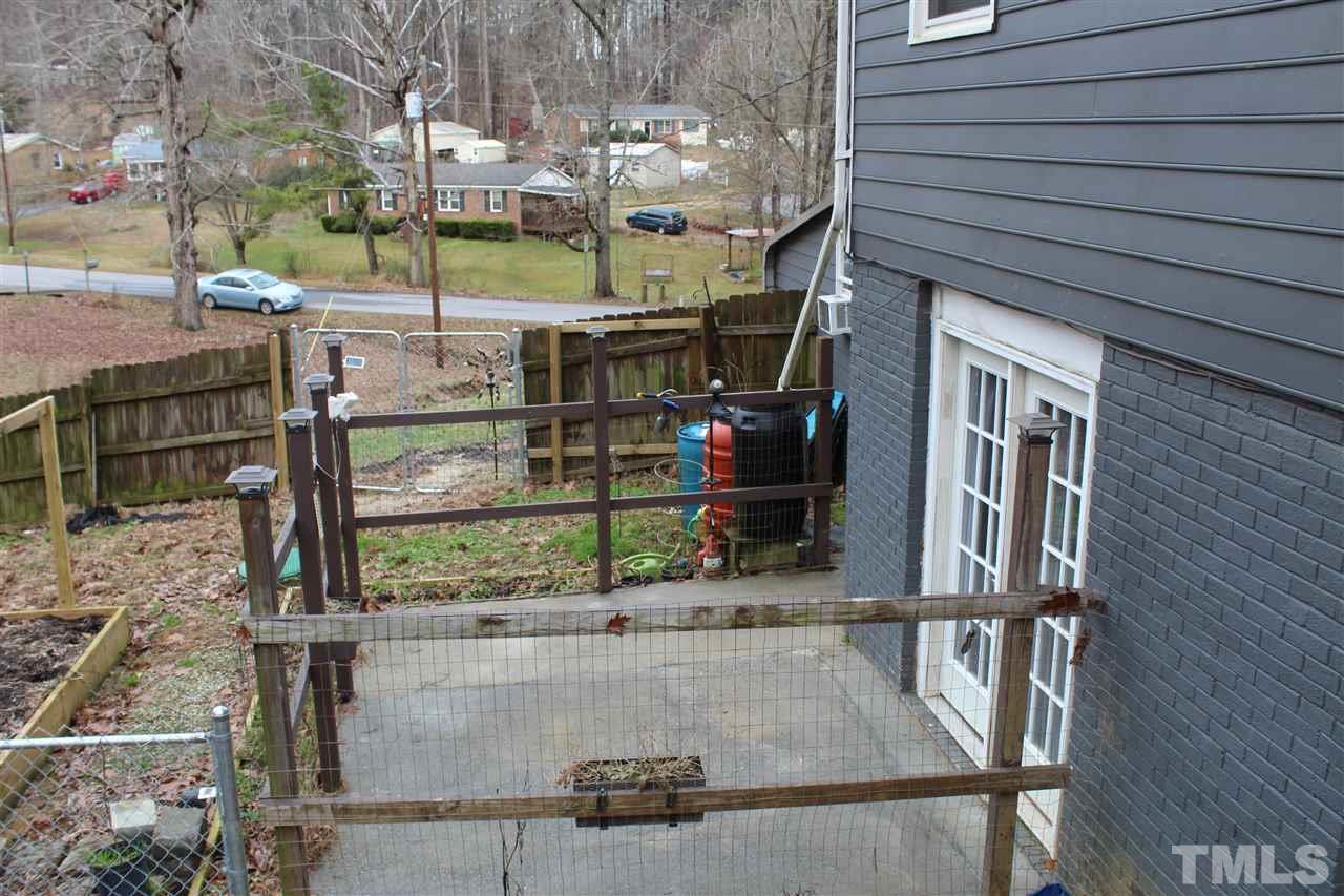 7010 Sorrell Lane Raleigh, NC 27603 - Photo 19 of 29 Private Patio off the Down Stairs Living area.