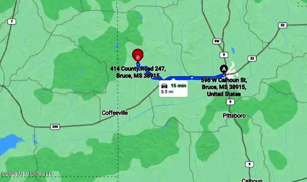 247 County Road Bruce, MS 38915 - Photo 10 of 13 Map4