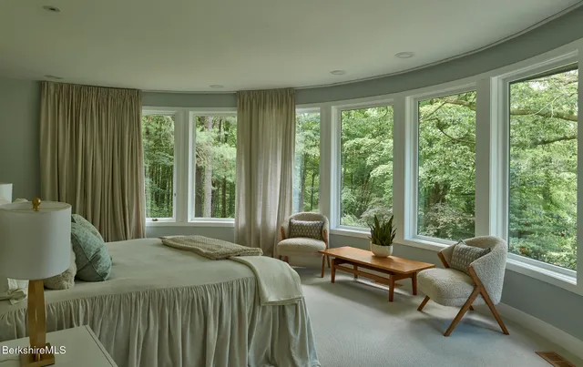 a kitchen with stainless steel appliances a stove a sink and a microwave