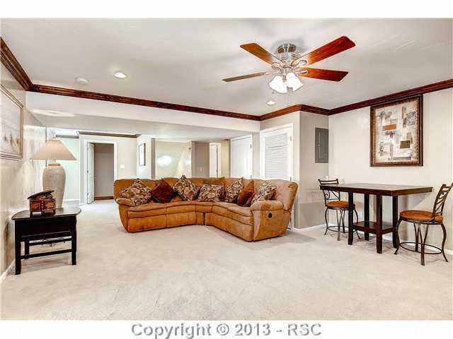 867 Altamont Ridge Drive Colorado Springs, CO 80921 - Photo 15 of 25 Another View of the Recreation Area in the Finished Basement