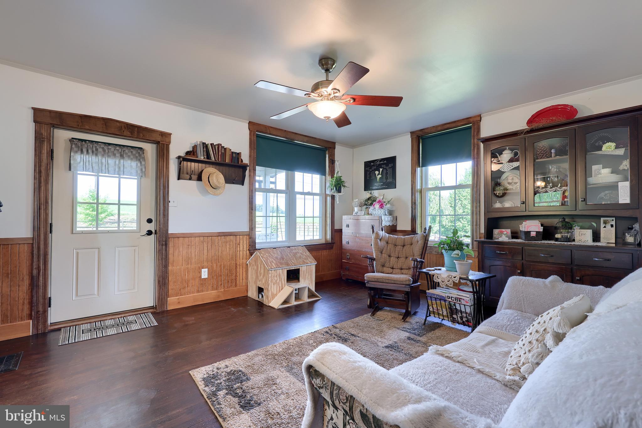 683 Fallowfield Road Atglen, PA 19310 - Photo 54 of 61 a living room with furniture and wooden floor