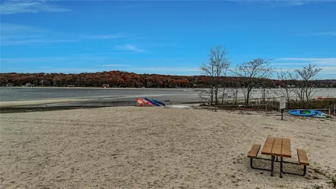 a view of lake and city