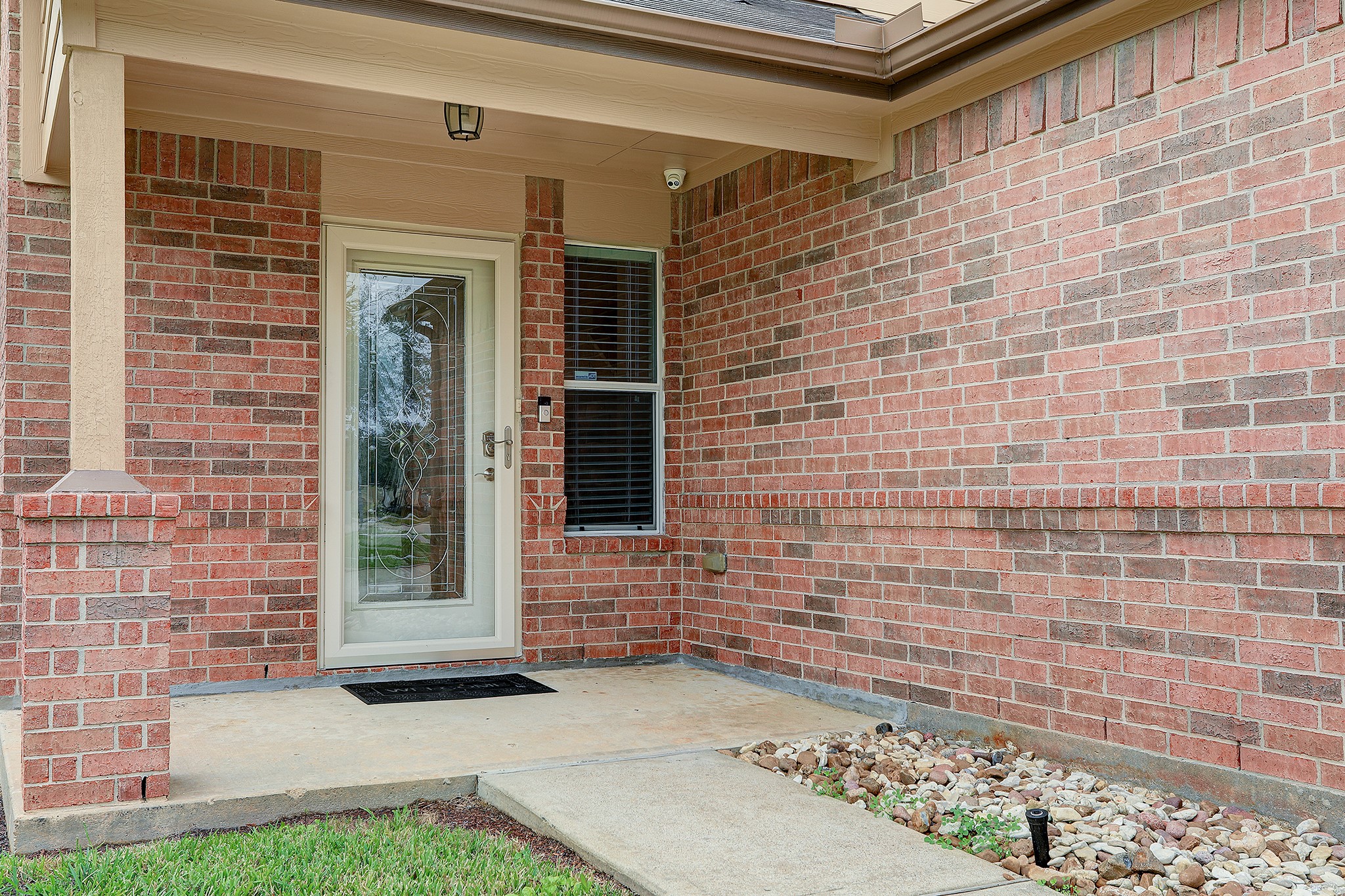 223 Sunset Colony Drive Rosharon, TX 77583 - Photo 4 of 45 Front door of the home under the covered front porch.