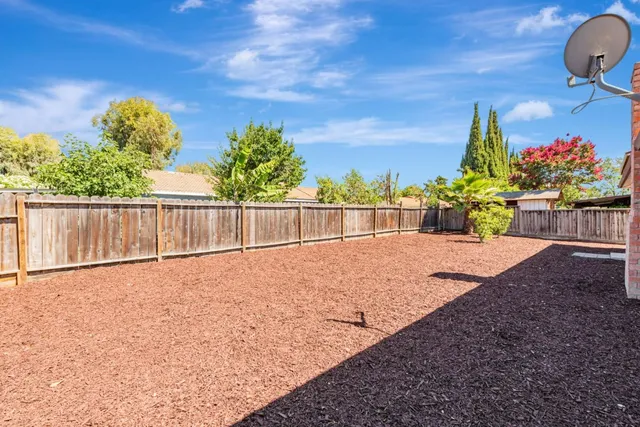 a house view with a outdoor space