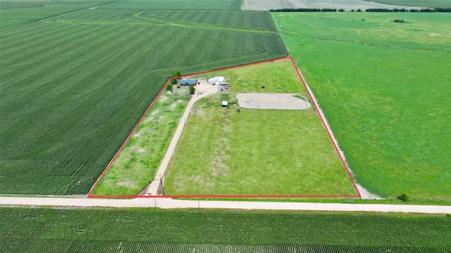 a view of yard with small play court