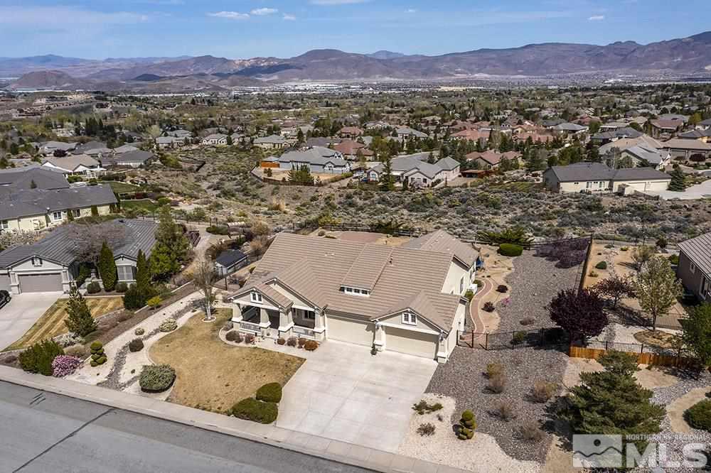 6840 Marble Canyon Road Reno, NV 89511 - Photo 35 of 39 an aerial view of residential house with outdoor space