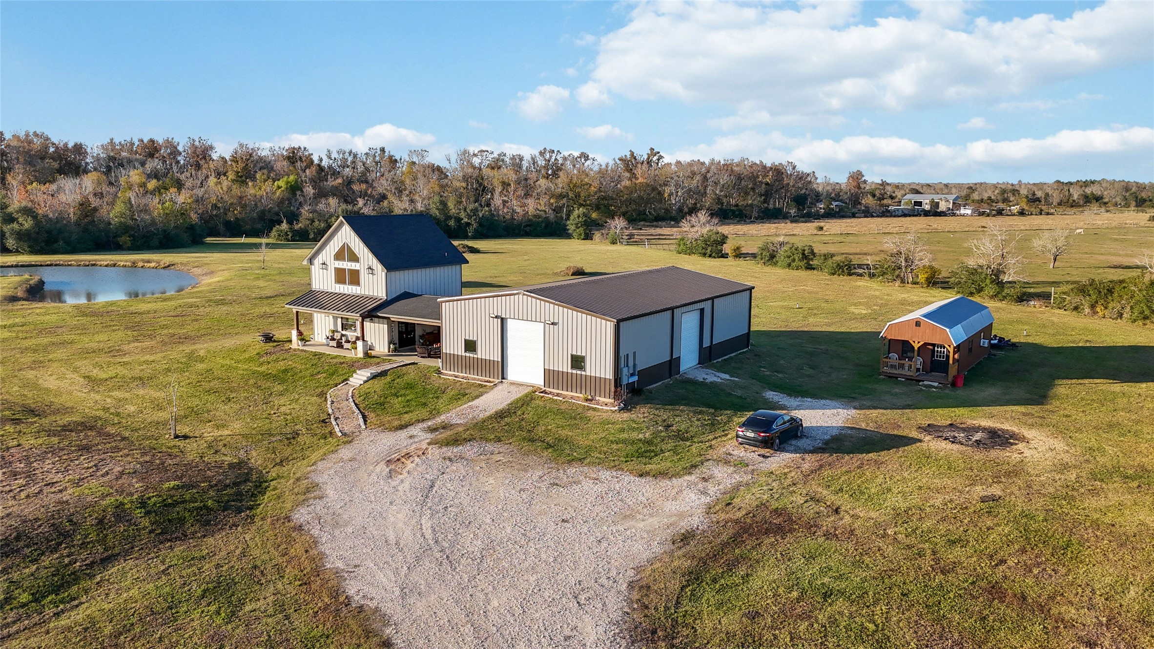 330 Ridge Road Manvel, TX 77578 - Photo 29 of 37 This home offers so much potential. The owner built the pool house first, then started the house pad and plans (on file).