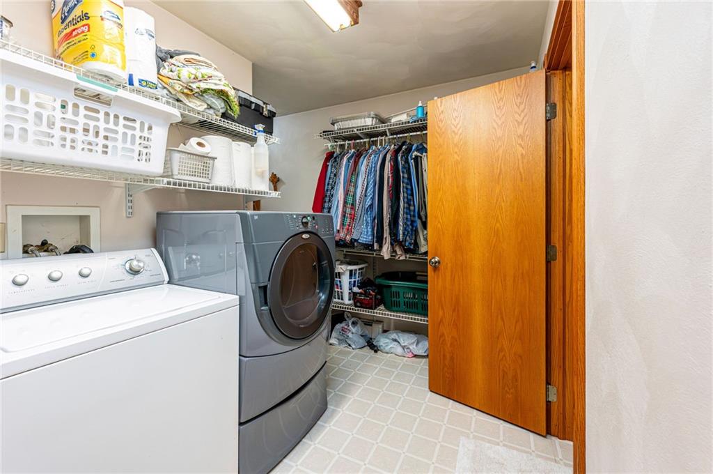 120 Youngstown Ridge Road Ligonier, PA 15658 - Photo 28 of 50 a view of storage and utility room with washer and dryer