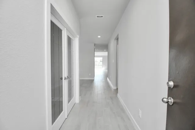 a view of an empty room