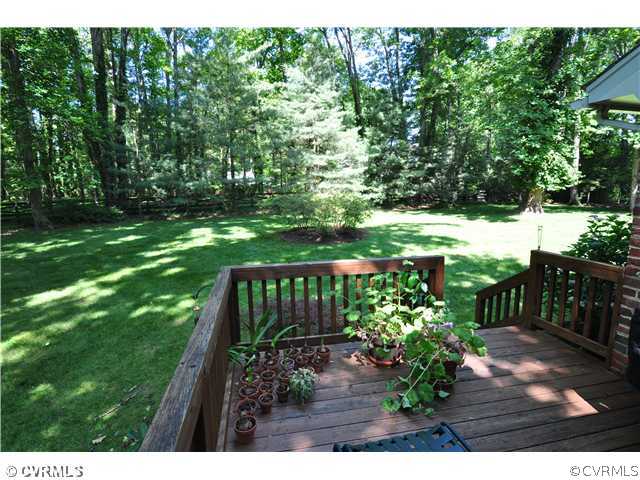 4324 Croatan Road Richmond, VA 23235 - Photo 20 of 22 a view of backyard with seating area and green space