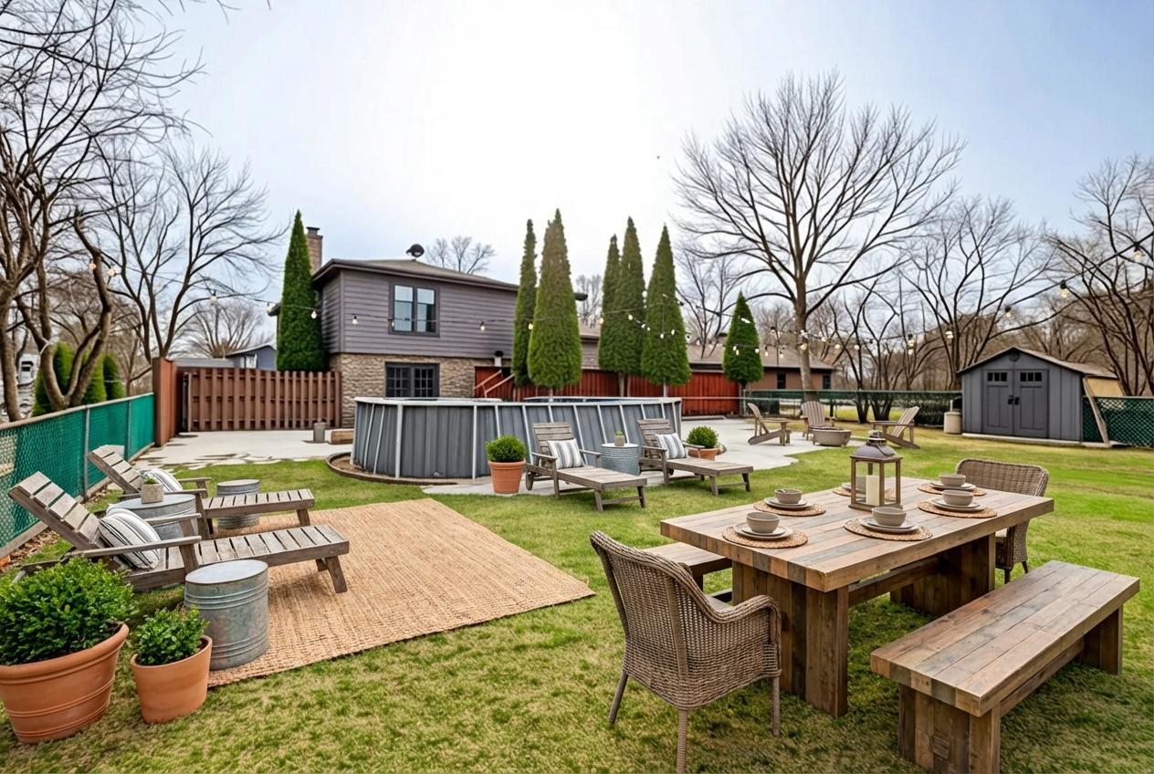 2016 Seneca Lane Mount Prospect, IL 60056 - Photo 32 of 33 a view of an outside dining space with seating area