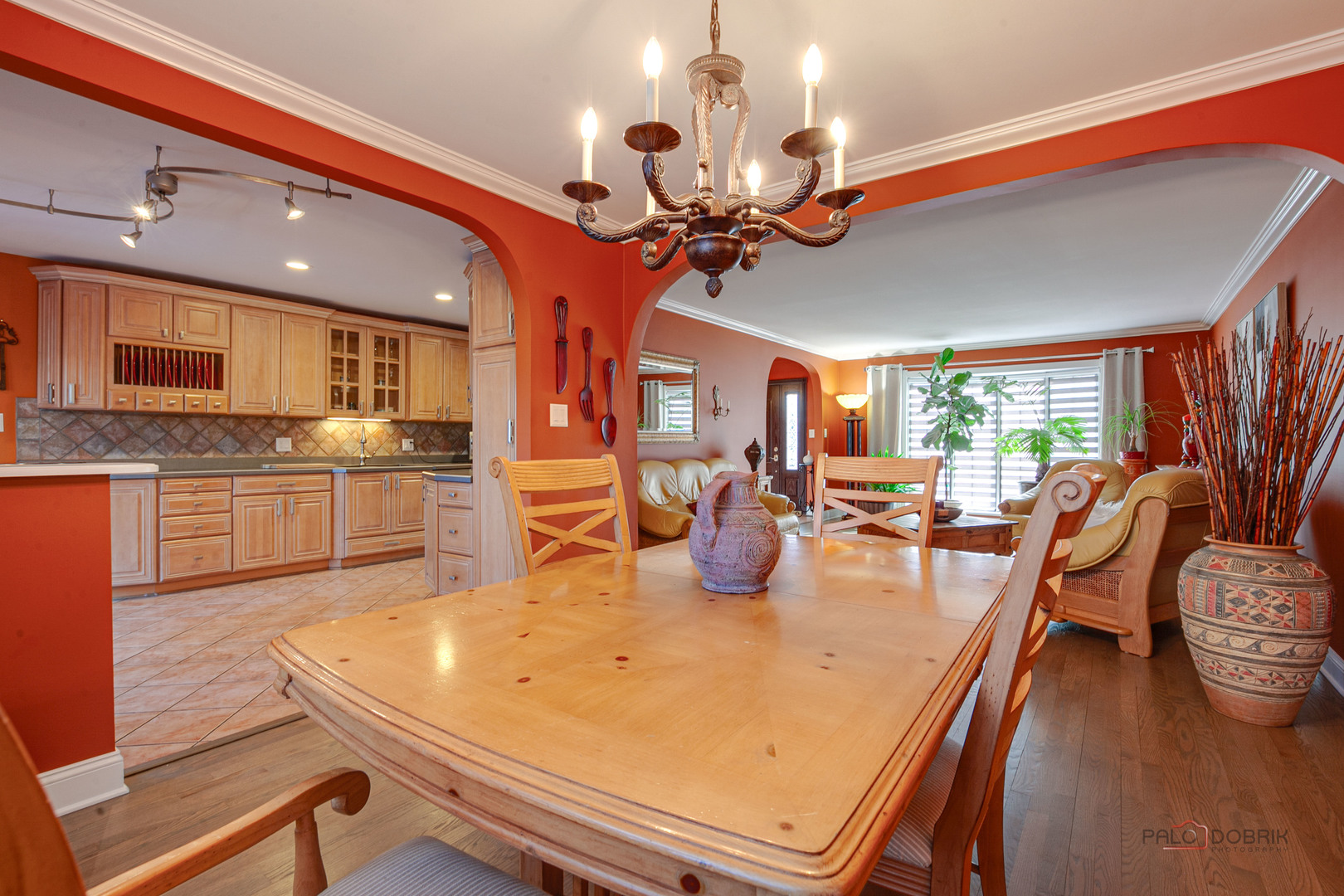 2016 Seneca Lane Mount Prospect, IL 60056 - Photo 8 of 33 a large kitchen with a table and chairs
