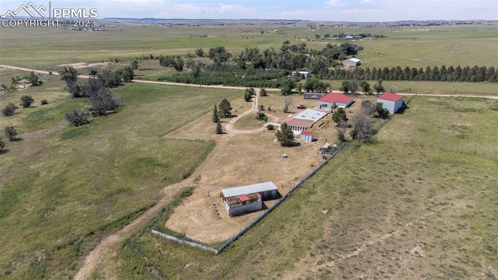 24725 Speer Road Calhan, CO 80808 - Photo 45 of 48 a view of a lake with a mountain