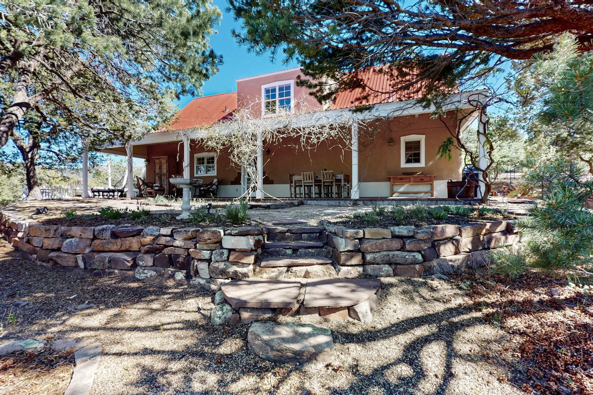 15 Toltec Road Santa Fe, NM 87505 - Photo 33 of 72 Main house portal