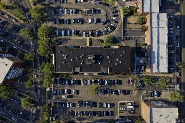 a view of a building with entryway