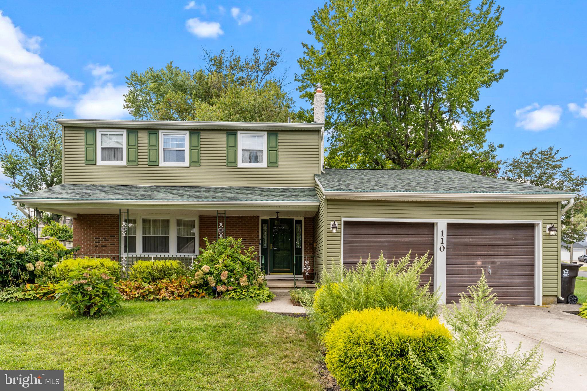 110 Linda Avenue Delran, NJ 08075 - Photo 2 of 26 a front view of a house with garden