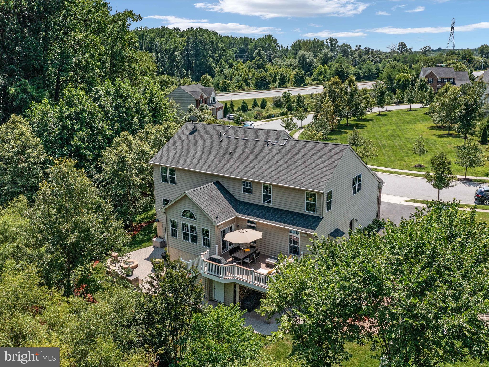 10518 Windlass Run Road Baltimore, MD 21220 - Photo 26 of 71 an aerial view of a house with a garden