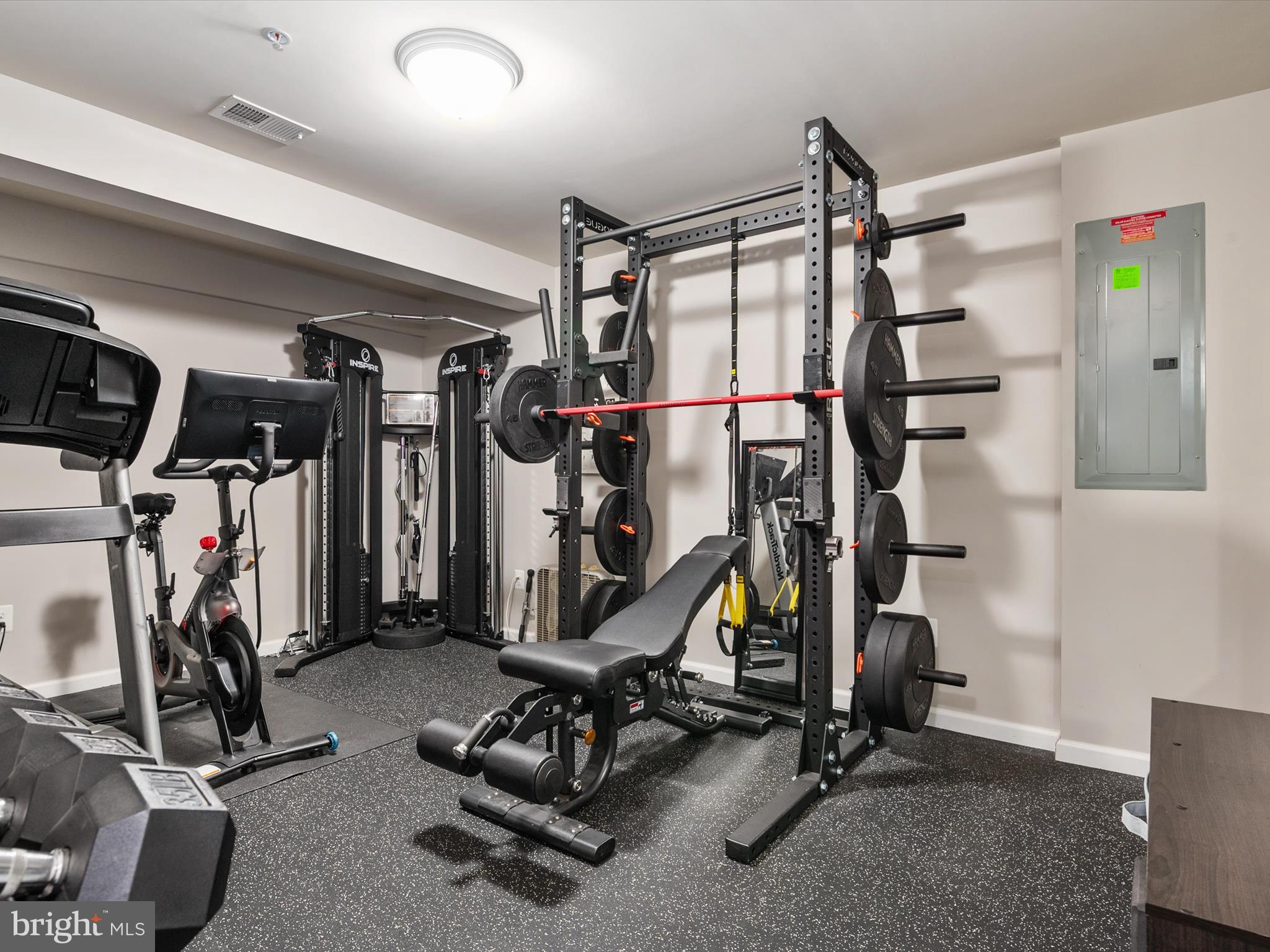 10518 Windlass Run Road Baltimore, MD 21220 - Photo 49 of 71 a view of a room with gym equipment