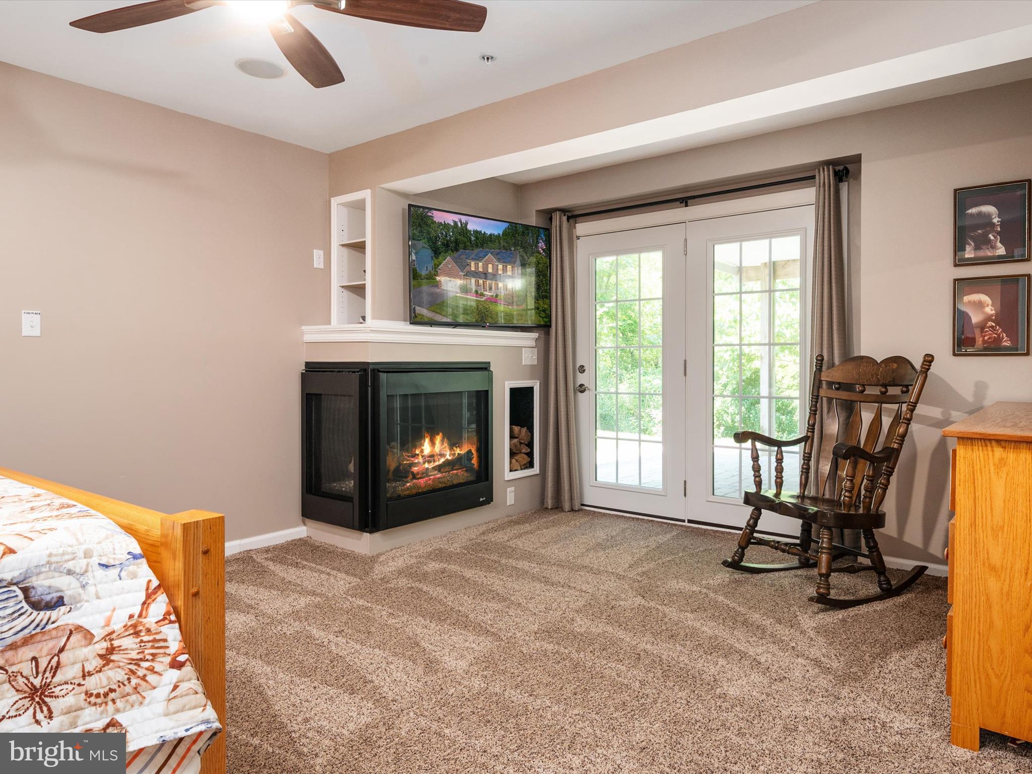 10518 Windlass Run Road Baltimore, MD 21220 - Photo 55 of 71 a living room with furniture and a fireplace