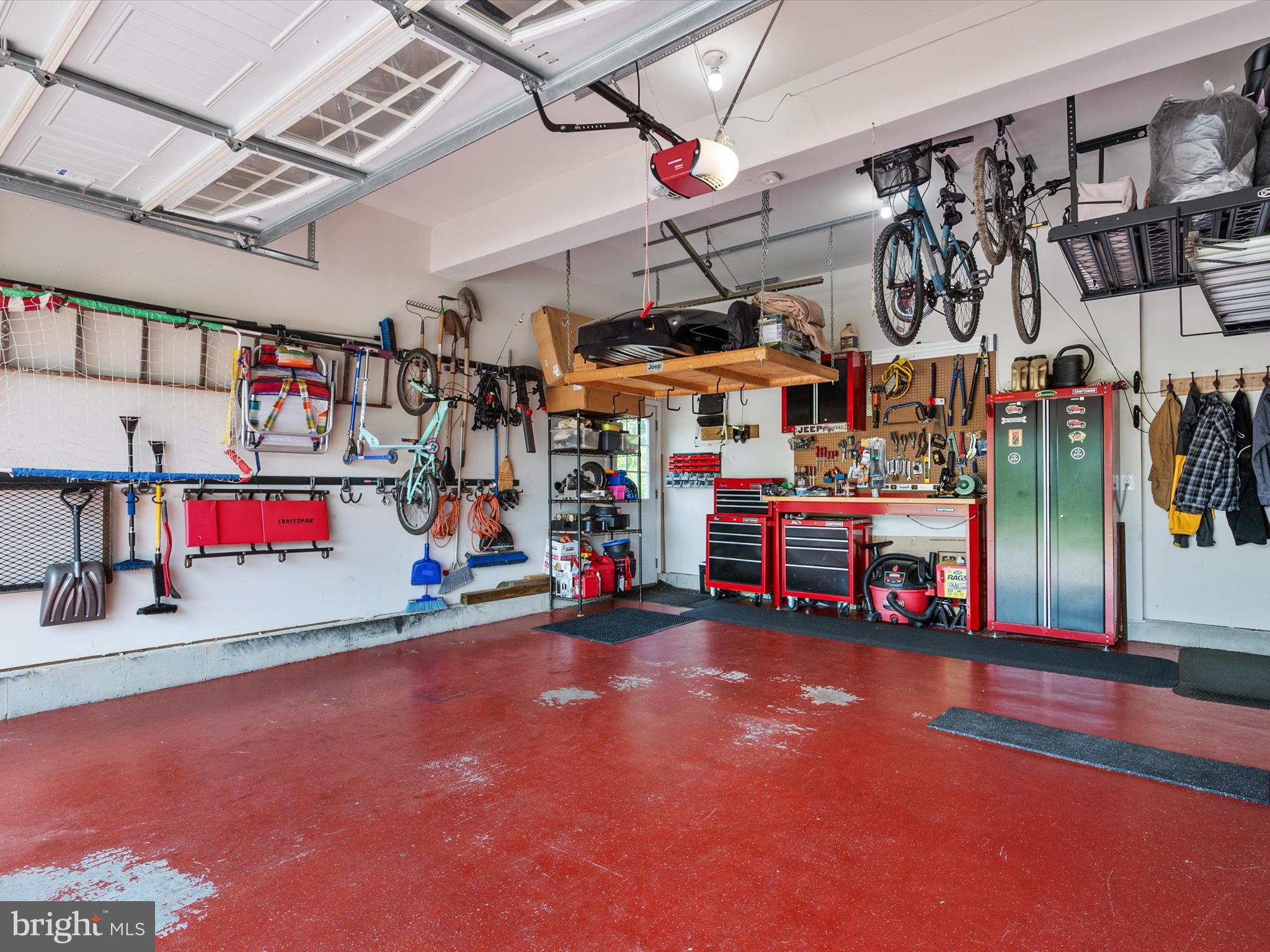 10518 Windlass Run Road Baltimore, MD 21220 - Photo 67 of 71 Finished Garage Floors w/overhead storage.