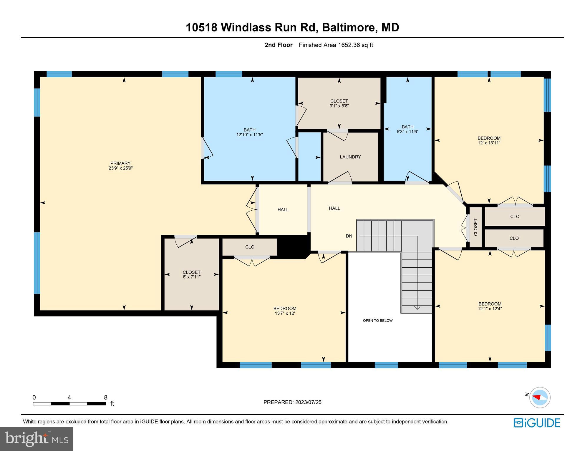 10518 Windlass Run Road Baltimore, MD 21220 - Photo 69 of 71 Upper Level Layout