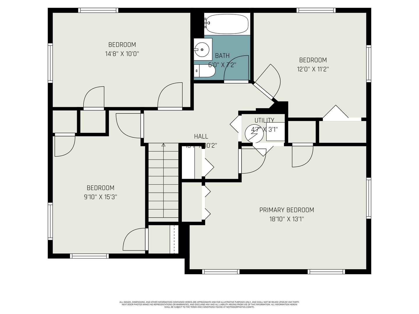 17153 Burnham Avenue Lansing, IL 60438 - Photo 18 of 18 a picture of a bench in front of a door