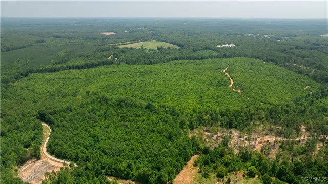a view of a green yard