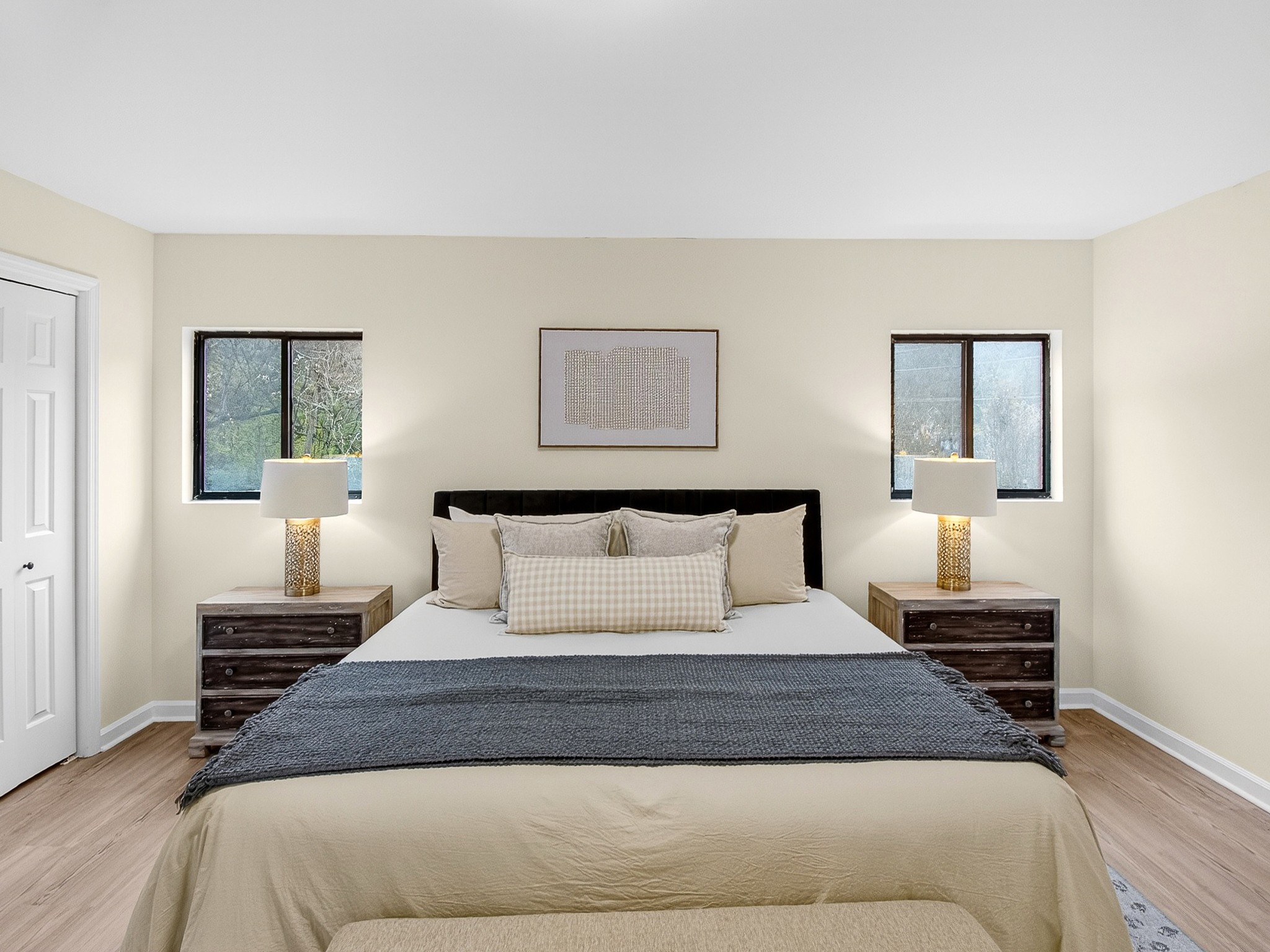 159 Hicks Road Nashville, TN 37221 - Photo 25 of 46 a bedroom with a bed and a night stand