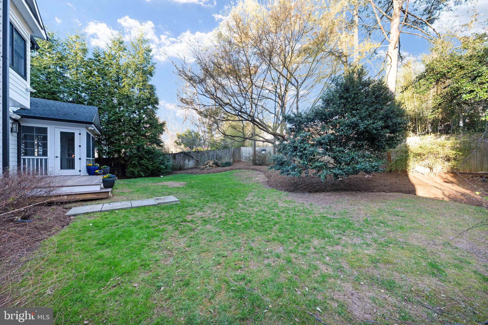 8505 Rayburn Road Bethesda, MD 20817 - Photo 45 of 49 a view of a garden with large trees
