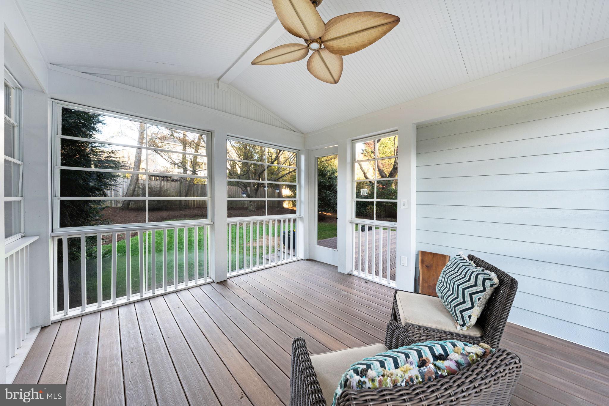 8505 Rayburn Road Bethesda, MD 20817 - Photo 46 of 49 a view of porch with seating space