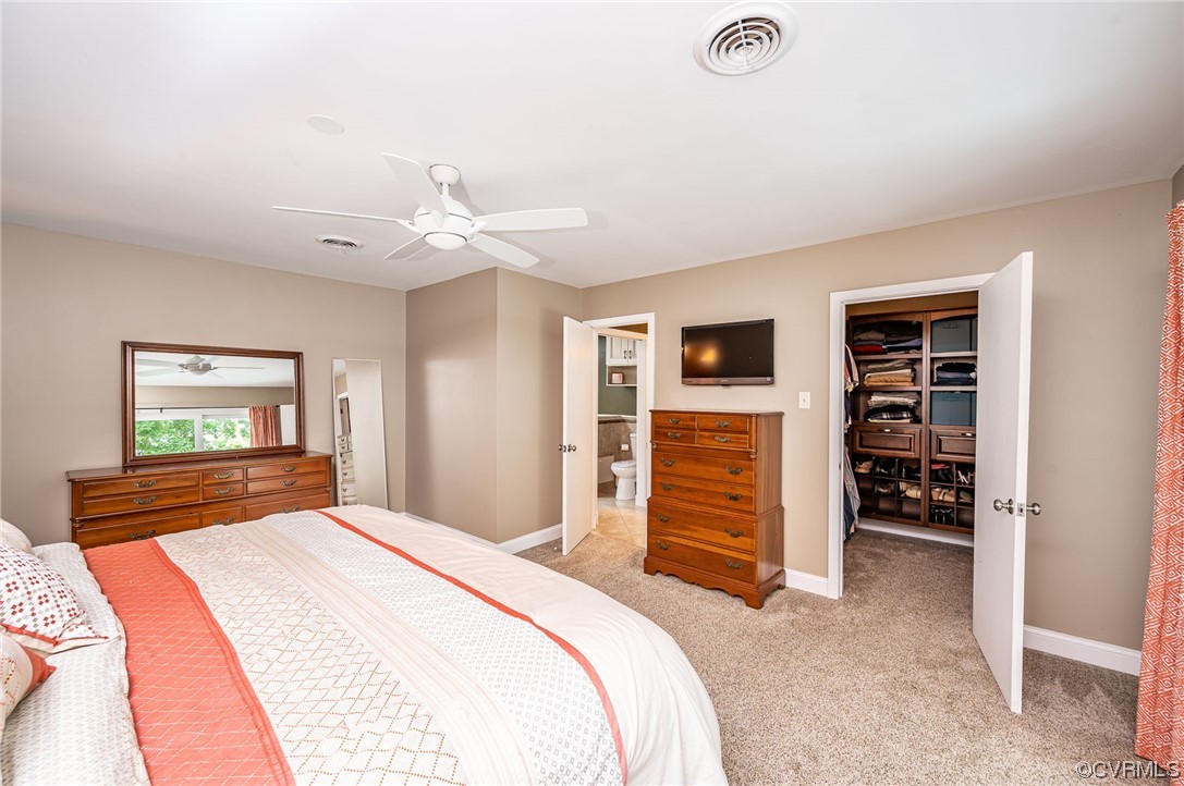 13714 Winterberry Ridge Midlothian, VA 23112 - Photo 22 of 49 a bedroom with a bed and a television