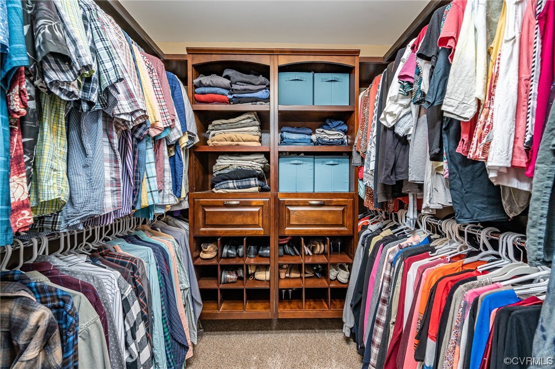 13714 Winterberry Ridge Midlothian, VA 23112 - Photo 23 of 49 a view of walk in closet with clothes and shoes