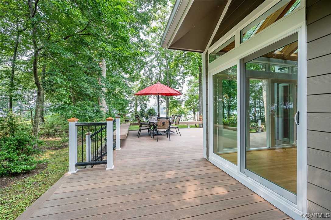 13714 Winterberry Ridge Midlothian, VA 23112 - Photo 32 of 49 a view of outdoor space yard deck patio and outdoor kitchen