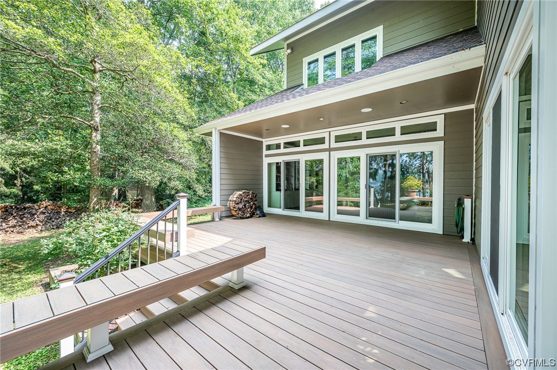 13714 Winterberry Ridge Midlothian, VA 23112 - Photo 35 of 49 a view of a house with backyard and porch