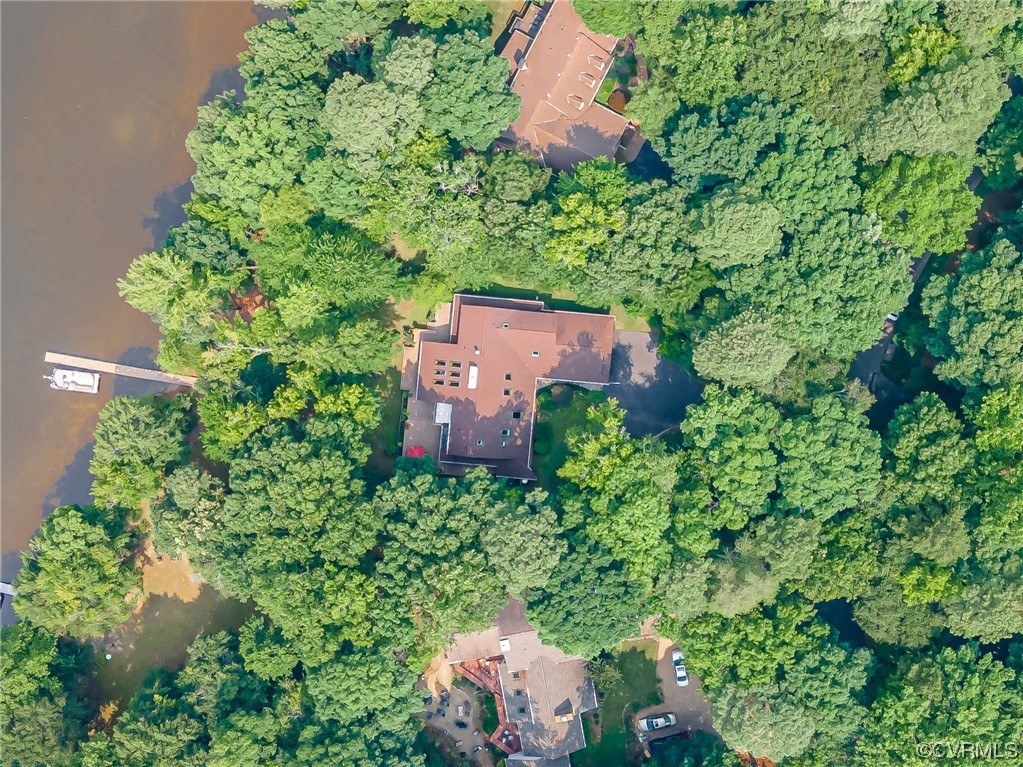 13714 Winterberry Ridge Midlothian, VA 23112 - Photo 44 of 49 an aerial view of a house with a yard and garden view