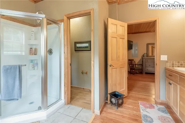 a view of a balcony with chairs