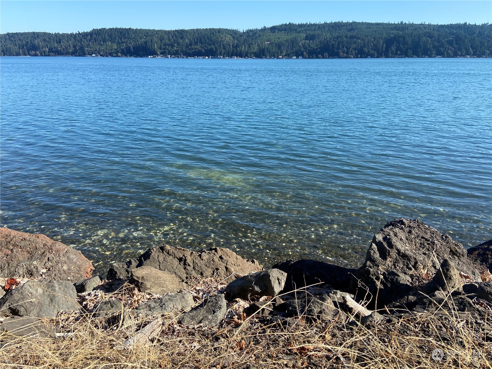 1501 Northeast Bear Ridge Road Belfair, WA 98528 - Photo 7 of 14 a view of lake with mountain