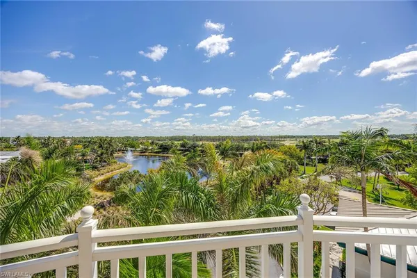 a view of ocean from a balcony
