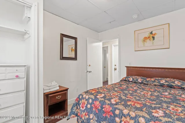 an aerial view of a highlighted house